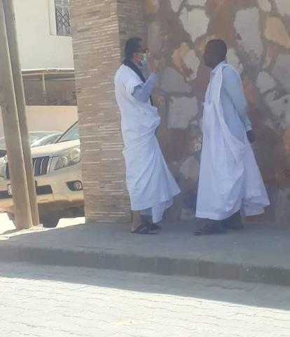 Ould Ahmed Izidbih (à gauche ) et  Ould Jibirl (à droite)