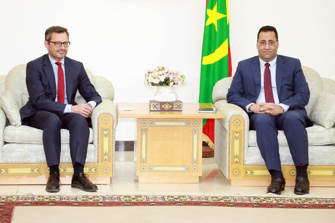 ولد اجاي يلتقي السفير الفرنسي في نواكشوط 