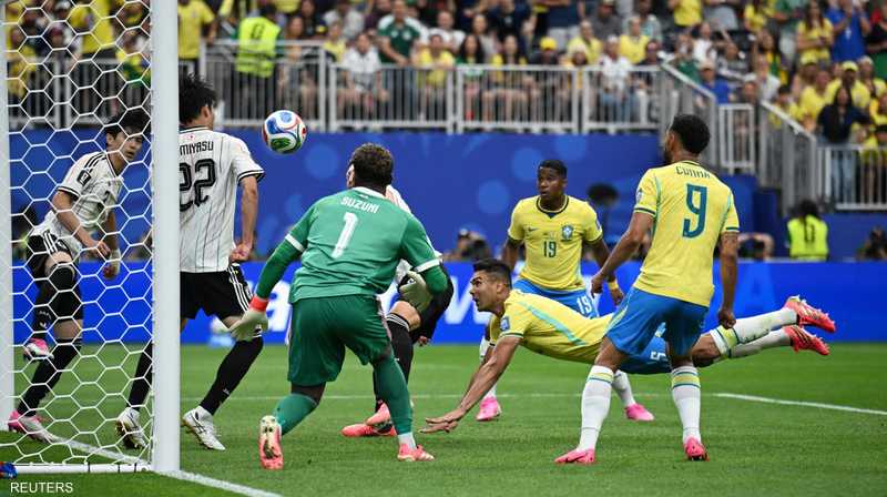 البرازيل تعبر اليابان إلى ثمن النهائي