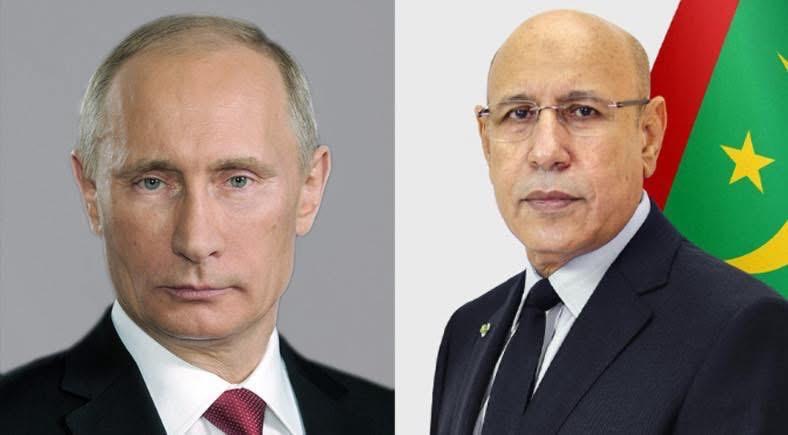 غزواني يهنئ بوتين بالعيد الوطني لروسيا