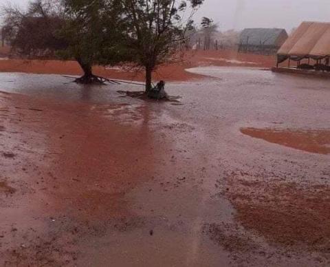مقاييس الأمطار المسجلة خلال ال24 ساعة الماضية