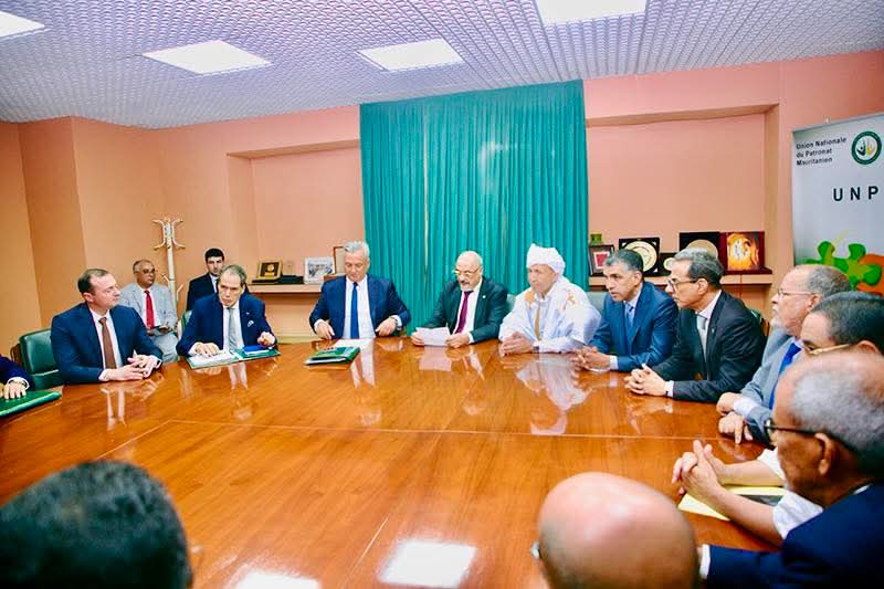 الوزير المغربي المكلف بالاستثمار يزور اتحاد أرباب العمل الموريتانيين