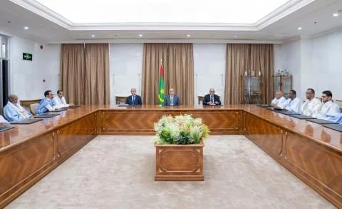 الرئيس غزواني يجتمع بقادة المعارضة لبحث القضايا الوطنية الراهنة