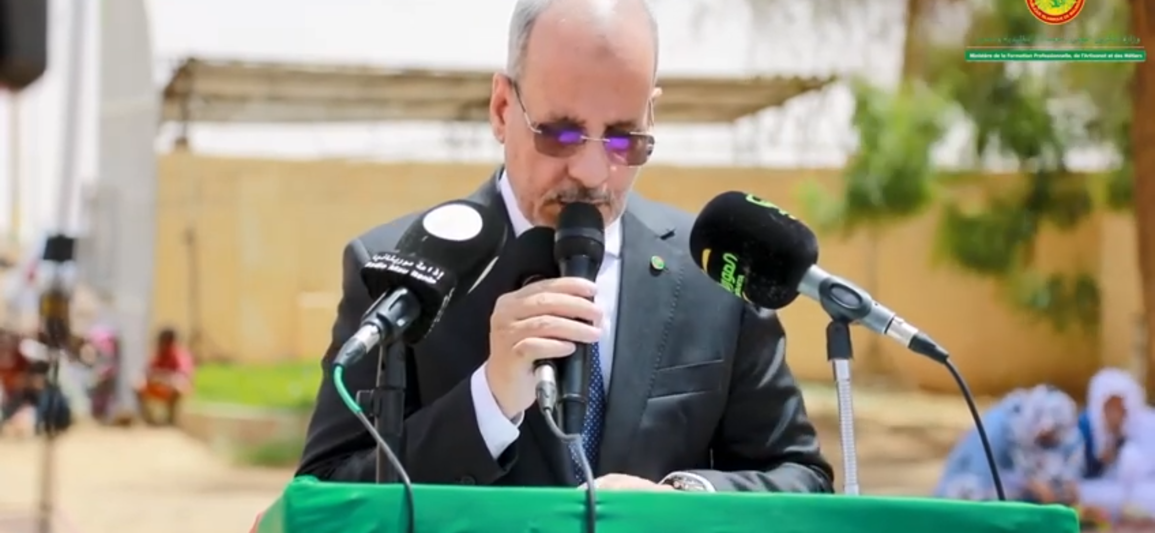 ألاك: خطاب وزير التكوين المهني والصناعة التقليدية والحرف أثناء وضع حجر الأساس لإعادة تأهيل مدرسة التعليم التقني والتكوين المهني