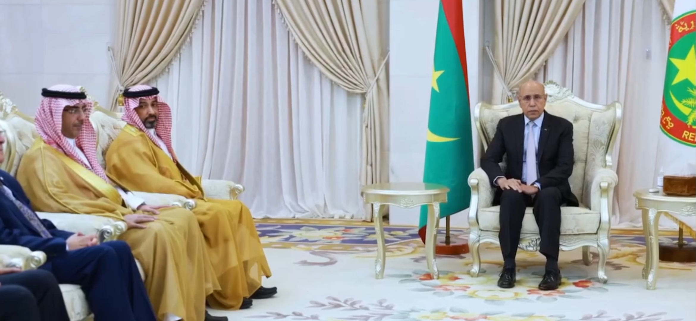 رئيس الجمهورية السيد محمد ولد الشيخ الغزواني استقبل بالقصر الرئاسي رؤساء جمعيات الهلال الأحمر